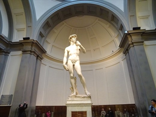 The 'real' David in the Accademia