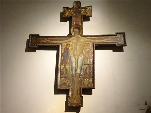 Painted cross in Lucca Basilica