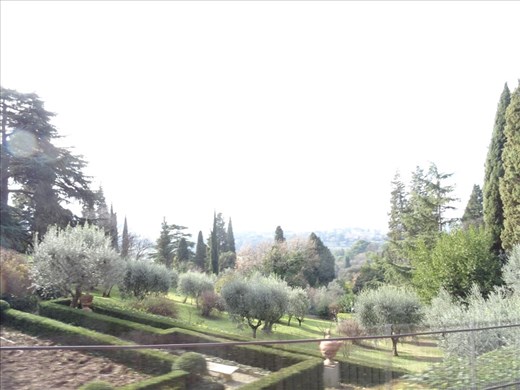 Looking back towards Florence - hazy day