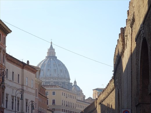 Our first view of The Vatican