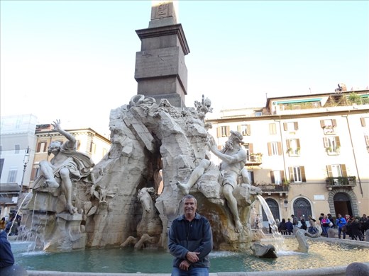 Central fountain in Piazza Navona