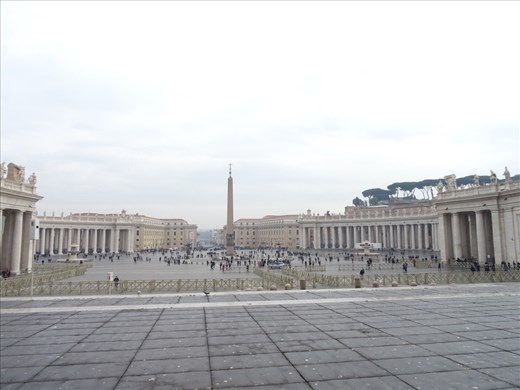 St Peters Square from the Basilica