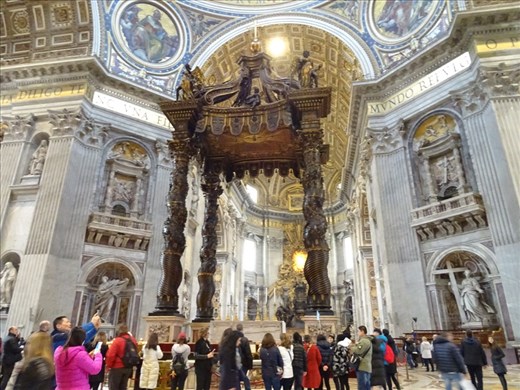 Just one of many altars in St Peters - I'm sure there's a proper name for it