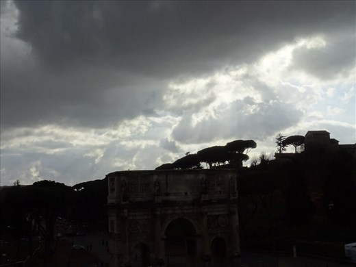 Stormy sky from the Colosseum