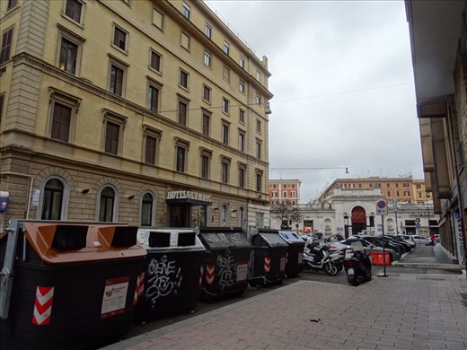 Rubbish collection point down our street
