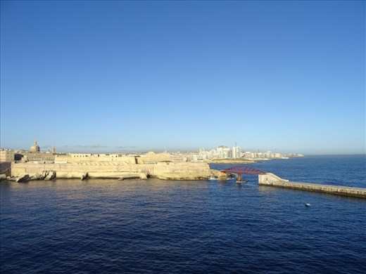 Arriving into port, Malta