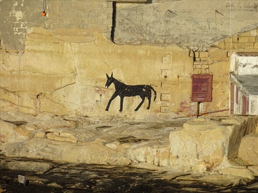 City wall art, Valletta, Malta