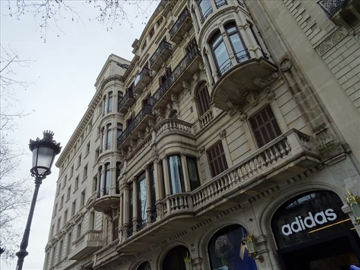 Unique and pretty architecture in Barcelona