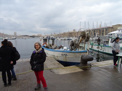 Fishing boat in Marseilles. 
