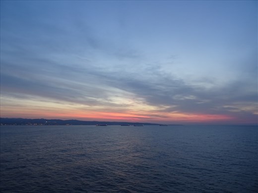 Sunrise over Civitavecchia 
