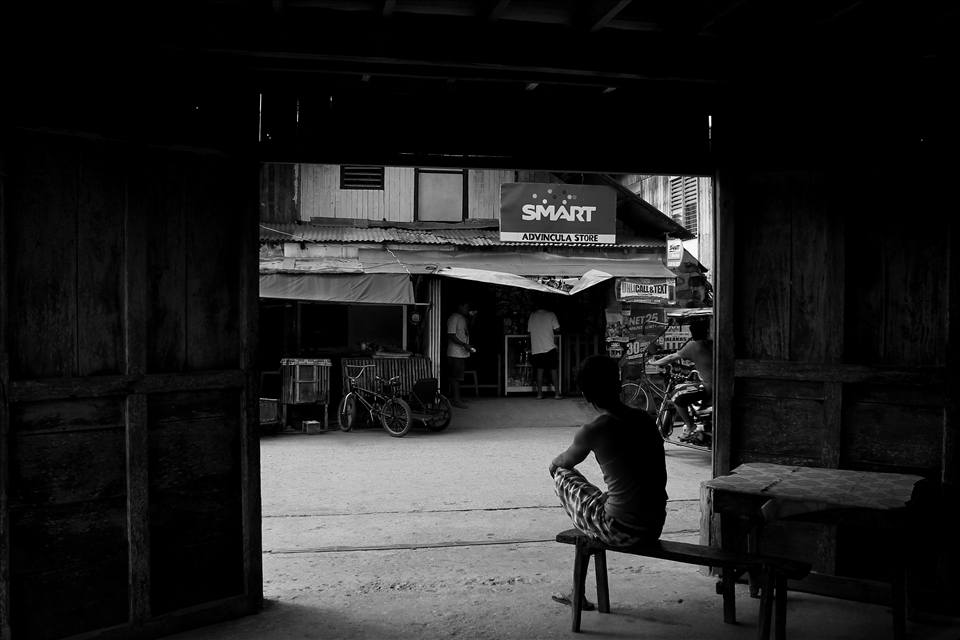 Man in a heritage house, Philippines