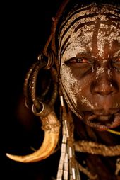 Elderly Suri Woman in hut. Kibish, Southern Ethiopia: by suri, Views[2135]