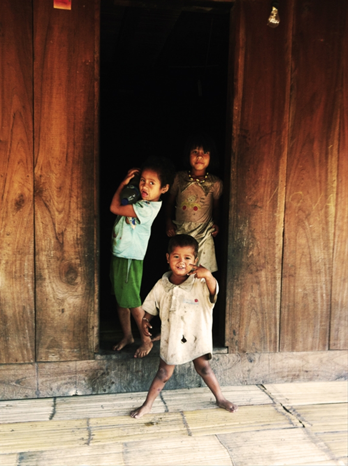 Childrens of Bena, one of Megalithikum Village in Indonesia