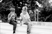 Traveller kids in their mother's truck, Hop Farm, Paddock Wood, Kent: by susannaluna, Views[287]
