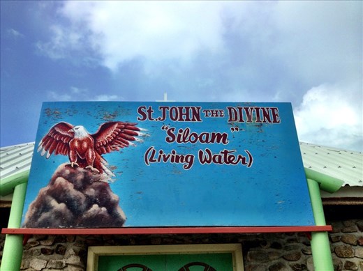 One of the several Churches on Ioama Island (Yam Island)