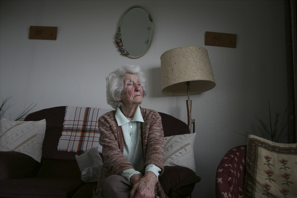 Lillian often drifted off to another place remembering days gone by