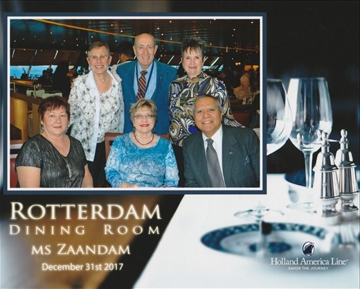 Our appearances improved dramatically as the vacation went on! Front: Linda, the 