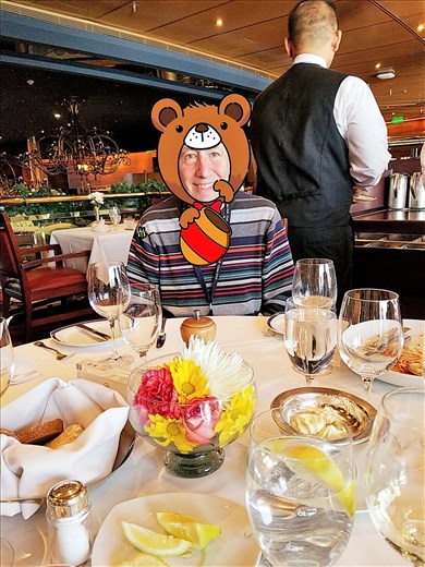 Steve, Evi's husband, was a delight.