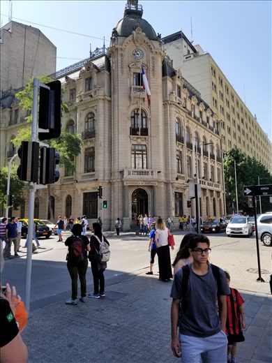 This building was across the street from the presidential palace and had interesting architecture.