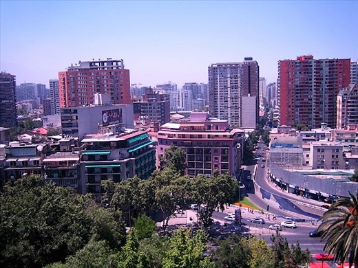 Santiago from Cerro Lucia.