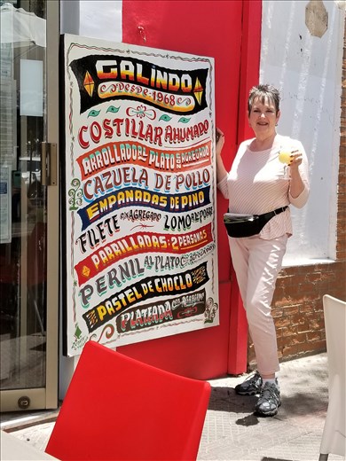 Of course I HAD to have a Pisco sour in Chile.