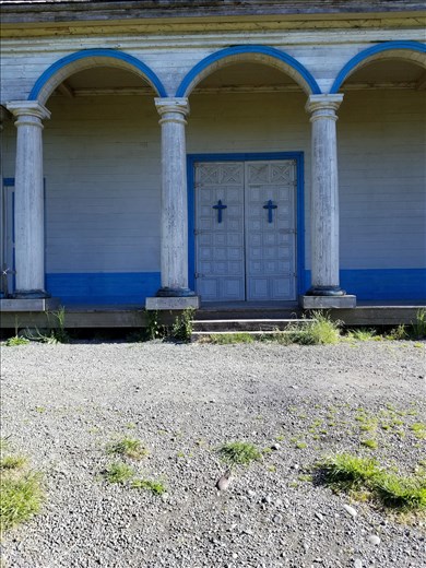 Doors of first church.