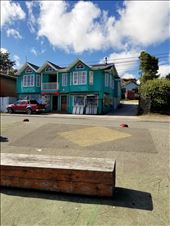 As I mentioned, all the sidewalks and plazas in Chile were done with designs. And, the house were vivid colors, as seen here.: by suziqtn, Views[172]