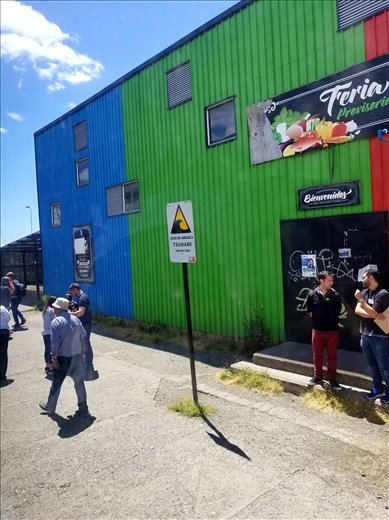 This was one of the few warning signs for tsunami I saw, but they told us if the natives started running to run after them!