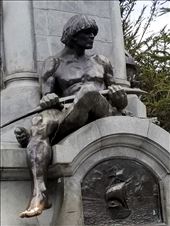 Statue in Plaza in Punta Arenas. Legend has it that if you touch his big toe, you'll return.: by suziqtn, Views[191]