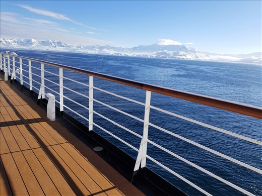 Taken from top deck of ship.