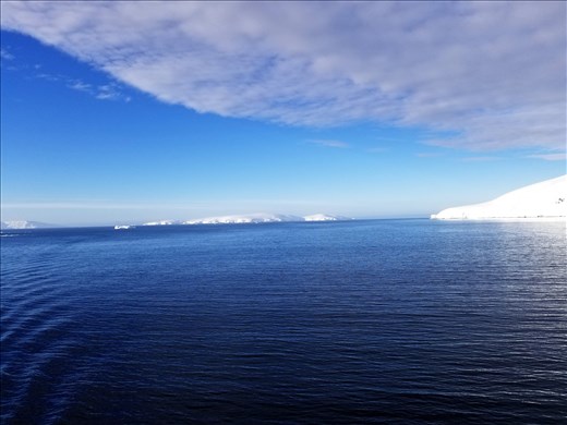 Taken from the rear of the ship.