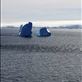 This is actually all one iceberg. The middle is just below water, which is why they're so dangerous. Views[201]