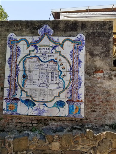 Not sure what this is, but it was interesting. I think it's a map of the town.