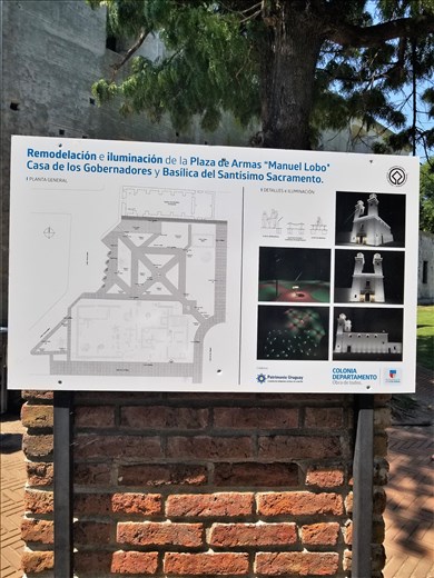 They were renovating the Basilica Santisimo.