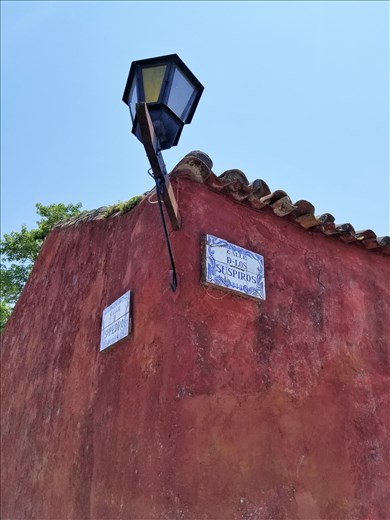Suspiros, the most famous street in Colonia.