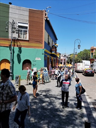 The La Boca area of BA is a wildly colored Bohemian place. Not safe at night, but great during the day. I bought a lovely scarf here.