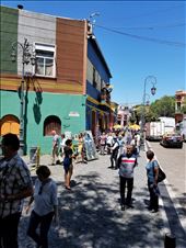 The La Boca area of BA is a wildly colored Bohemian place. Not safe at night, but great during the day. I bought a lovely scarf here.: by suziqtn, Views[317]