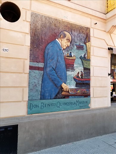 He was a painter born in La Boca and is one of the most popular Argentine painters. 