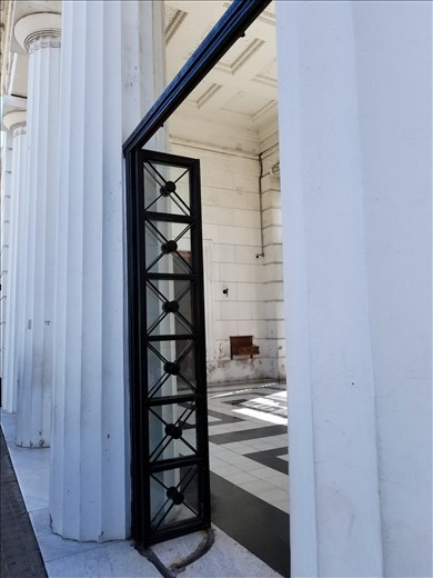 The entrance to Recoleta cemetary. I went back to try to snap this photo and lost my tour group! A moment of terror. Luckily I found them just outside these gates.