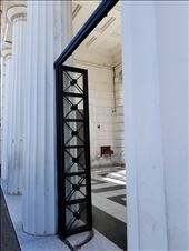 The entrance to Recoleta cemetary. I went back to try to snap this photo and lost my tour group! A moment of terror. Luckily I found them just outside these gates.: by suziqtn, Views[293]