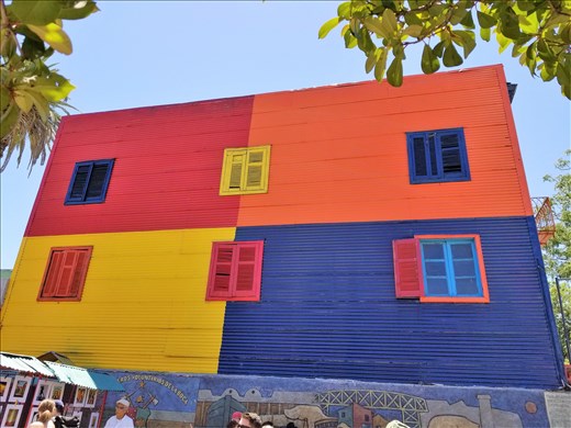 Yet another colorful house in La Boca.