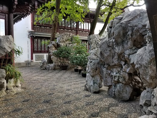 I took this photo because I was amazed at the intricate patterns formed by placing small rocks on the ground.