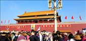 Note Mao's portrait on the entrance. Each year the current one is taken down and refurbished (they're done in oils) and replaced by the one from the year before.: by suziqtn, Views[207]