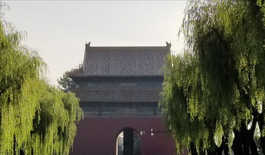 This is a view of the archway through which you enter the Forbidden City that I took once I was in the city.