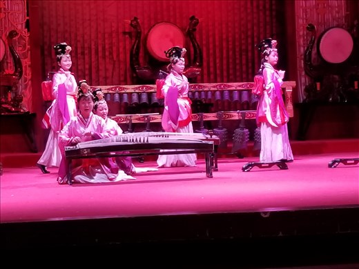 The big bells were hit with what looked almost like a dust mop.