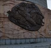 This sculpture was on the side of the tower you could climb to obtain a higher view.: by suziqtn, Views[244]