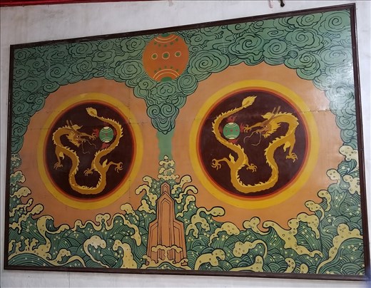 There were also a variety of murals in the courtyard.