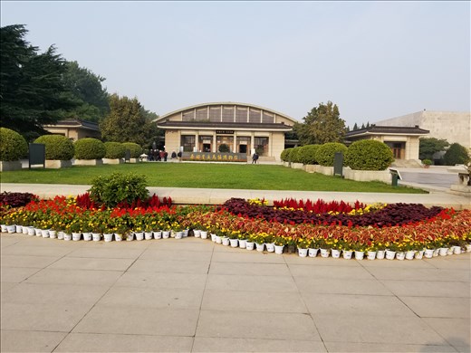 It seemed that every public building in China was as beautiful outside as it was amazing inside. There was always lots of detail and flowers.