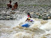 The locals of the Sun Kosi river enjoy the show. : by swapple, Views[268]