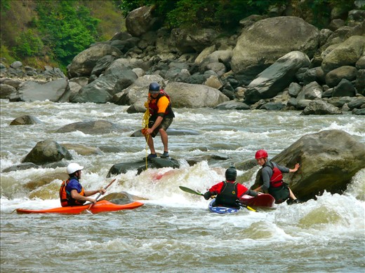 Team work is key for rescues on the river.